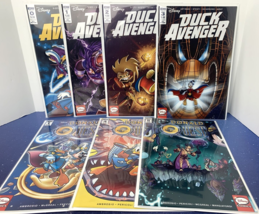 Lot of 7 IDW Disney Comic Books Donald Quest #1 4 5 + Duck Avenger #0 - 3 (2016) - £19.45 GBP