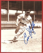 Enos  Slaughter   Hand  Signed  Authentic  Autographed  8 &quot; X 10 &quot;  Photo   !! - £18.92 GBP