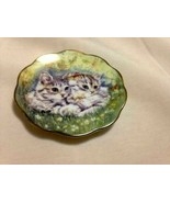 Staffordshire Collector&#39;s Plate of 2 Kittens - $25.00