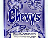 Chevy&#39;s Fresh Mex Menu St Louis Missouri Mesquite Wood Grill Fajitas 1995 - $17.80