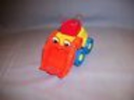 Little People Fisher Price Happy Vehicles Bulldozer 1999 Mattel, Inc. 5 ... - $1.92