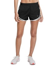Nike Womens Dri-fit Solid Tempo Running Shorts, Small, Black/Smoke Grey - £30.93 GBP