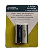 Garden Splendor 830-1907 Solar Rechargeable Batteries, 18500, 2-Pk. - Qu... - $476.48 MXN