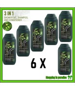 6 X Badedas 3-in-1 Revitalizing Shower Gel, Shampoo & Conditioner 200 ml - $20.05 CAD