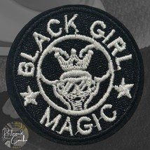 Black Girl Magic Circle Iron On Patch Embroidered Craft Applique - $5.50 CAD