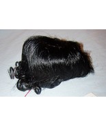 Vintage NIB Bell Doll Wig-9-10 inch-Precious-Black-Modacrylic Fiber-Lot 37 - £6.30 GBP