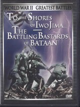 WORLD WAR II Greatest Battles: Shores of  IwoJima / Battling Bastards of Bataan  - £8.46 GBP