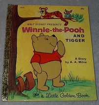 Walt Disney Winnie the Pooh and Tigger Vintage 1968 Little Golden Book  - £4.68 GBP