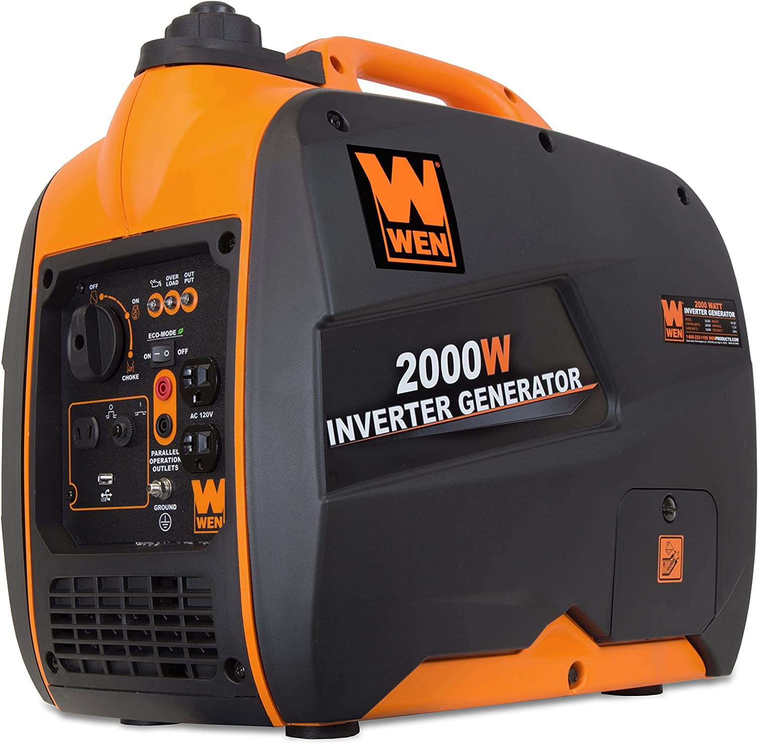 Primary image for Wen 56200I, A Portable Inverter Generator With A 2000-Watt Gas Engine And Carb