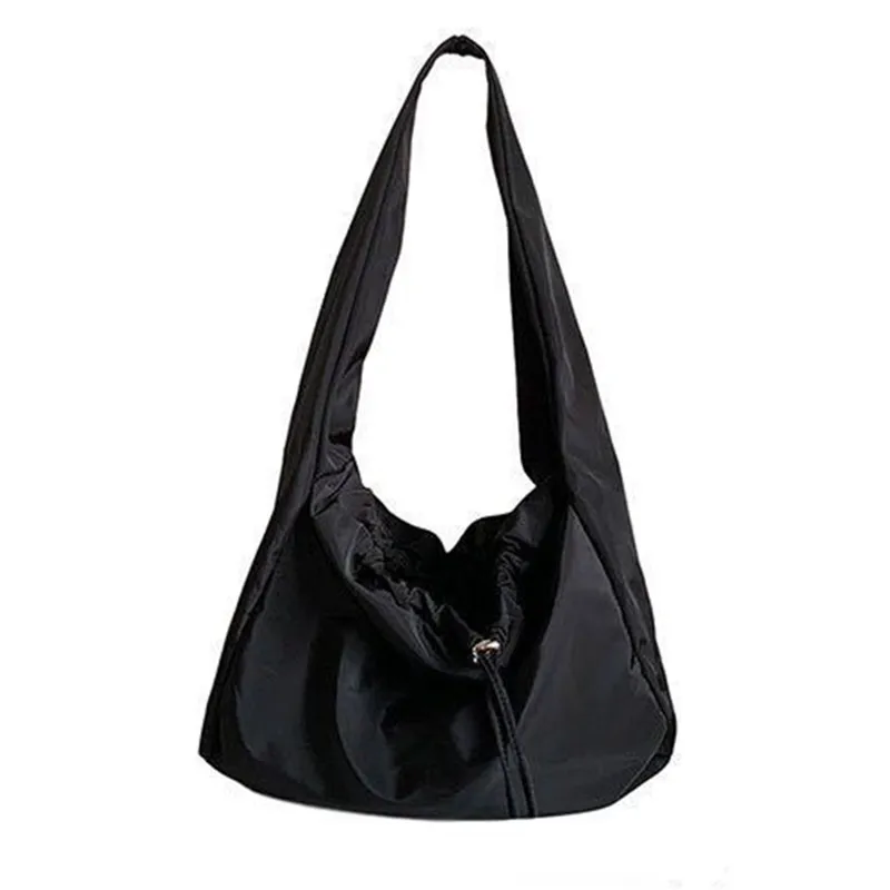 Women Bag New Nylon Bucket Fashion Solid Zipper SOFT Shoulder Bag Purses... - $22.36