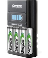 Energizer AA/AAA 1 Hour Charger with 4 AA NiMH Rechargeable Batteries (C... - $1,281.85 MXN
