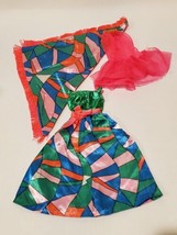 Vintage Barbie #1798 RAINBOW WRAPS Outfit MOD Dress Shawl Slip 1970-1971 - £77.66 GBP