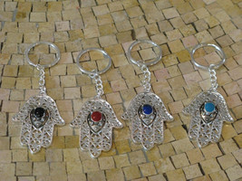 Hamsa amulet - Hamsa Hand amulet - Hamsa talisman - Khamsa protection key Holder - $13.00