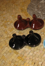 Small Tagine Pot - Small ceramic tagine pot with lid  -Moroccan Small ta... - $16.00