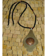 Berber Silver Copper Necklace -Mens Necklace - Charm necklace -Antique n... - $468.00 MXN
