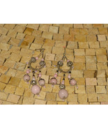 Light Pink Earrings - Pink Earrings - Silver  Light Pink Earrings - Silv... - $280.80 MXN