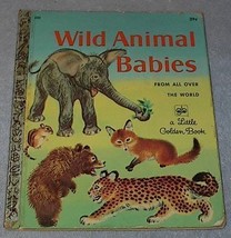 Wild Animal Babies 332 Vintage 1971 Little Golden Book  - £4.75 GBP