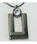 WHBM White House Black Market Necklace Rhinestone Pendant 36&quot; - €14,39 EUR