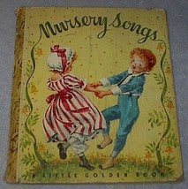 Nursery Songs #7 Vintage 1942 Little Golden Book  - £7.82 GBP