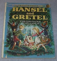 Hansel and Gretel Vintage 1961 A Print Little Golden Activity Book - £19.91 GBP