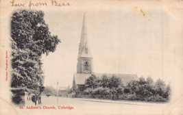 Uxbridge Middlesex Inghilterra ~ S.Andrea Chiesa ~1903 Vaughan Serie Foto - £6.48 GBP