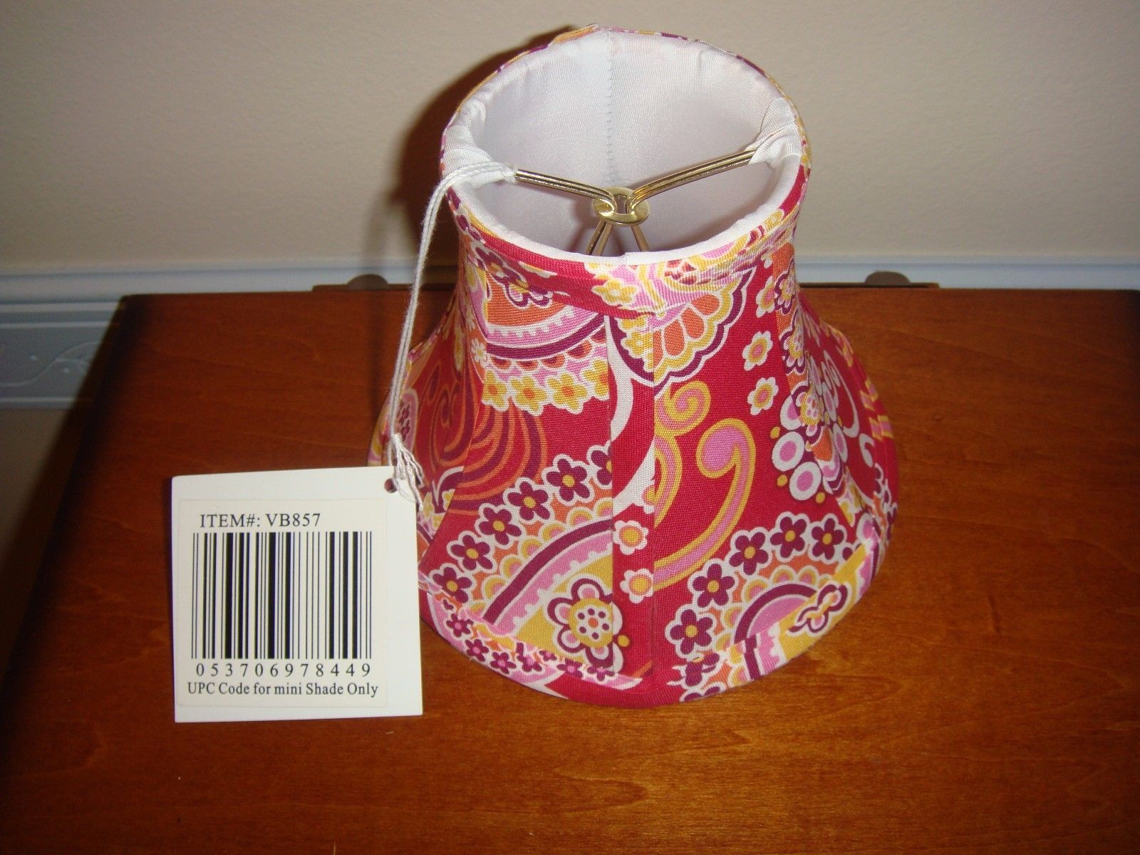 Vera Bradley Small Lamp Shade Raspberry Fizz - $22.99