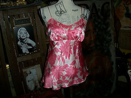 NU COLLECTION Sweet Pink Floral Silk Size S - £12.62 GBP