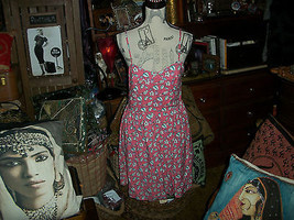 Lc Lauren Conrad Pretty Pink Bird Pattern Dress Size 10 - £11.86 GBP