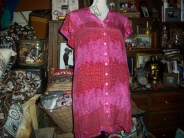Nanette Lepore She&#39;s Sooo Pretty In Pink Tye Dyed Dress Size 8 - £31.98 GBP