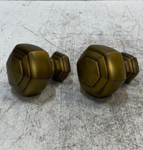 2 Qty of Kirsch Grotto Finials for Drapery Rods 3&quot; OD 3-3/4&quot; Length (2 Q... - $881.27 MXN