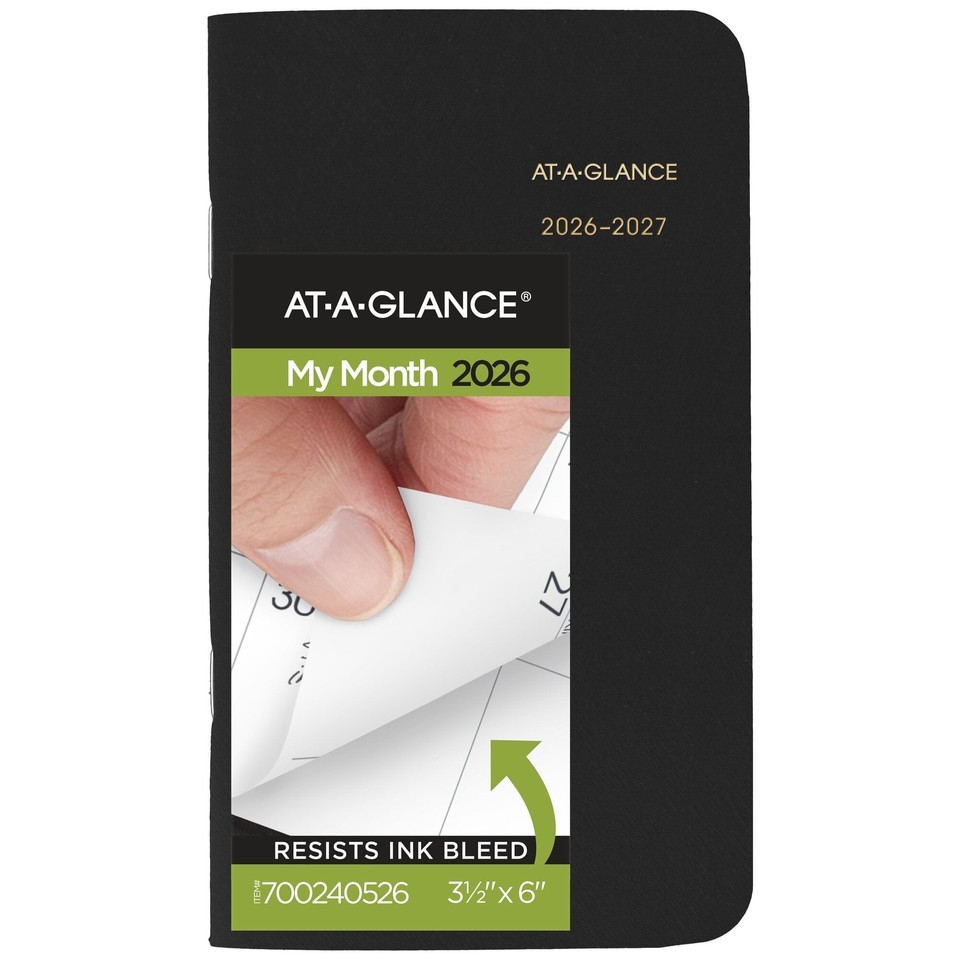 AT-A-GLANCE 2 Year Monthly 2026-2027 Planner 3.5" x 6" Pocket Size (700240526) Item image 2