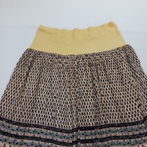 Gypsy Wear In Peace Women's Multicolor Elastic Waist Pleated Skirt Size XL image 9