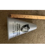 1984 Los Angeles Raiders Plastic NFL Man of the year Megaphone by Bud Light - $655.21 MXN