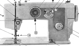 Hilton Model 322 sewing machine Manual Operating &amp; Maintenance Enlarged ... - $12.99