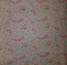 First Impressions Pink White Cotton Blanket Lovey Little Princess Castle... - £16.51 GBP