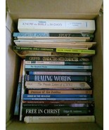 Random Theology/Christian Book Lot (Box Size 12x10x8) May Accept Best Of... - $30.73
