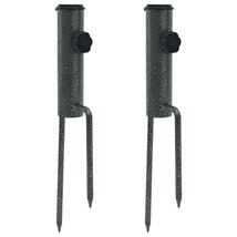  Parasol Stand Black Galvanized steel Adjustable diameter - $72.26