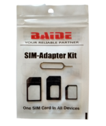 Universal SIM Card Adapter Nano / Micro SIM + Ejector Pin - FREE Ship - $4.46 CAD