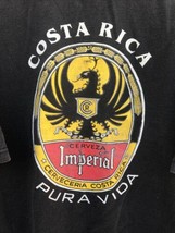 IMPERIAL BEER T-SHIRT BLACK SIZE XXL Cerveza De Costa Rica Official Pur ... - $17.81