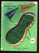 Peanut Bowl High School Football Program 1/1/1953-West Springfield MS vs Vald... - £43.52 GBP
