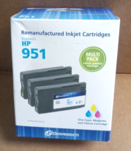Dataproducts Re manufactured Inkjet Cartridges for HP 951 Cyan, Magenta, Yellow - £7.84 GBP