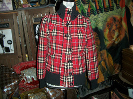 JACK by BB DAKOTA Adorable Plaid Jacket Size M jr - £21.01 GBP