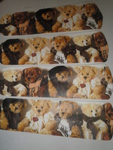 Custom Photographic Fluffy Teddy Bears **Ceiling Fan** Custom Decorated - £93.37 GBP
