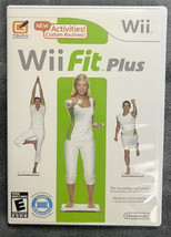 Wii Fit Plus (Nintendo Wii 2009) - Complete w/ Manual - Clean &amp; Tested Free Ship - £7.99 GBP