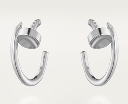 Cartier Juste Un Clou Earrings 18K White Gold - £1,686.79 GBP