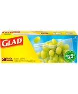 Glad Snack Size Bags 22 Snack Zipper Bags New In Box - $6.00