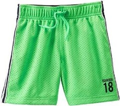 OshKosh B&#39;gosh Little Boys&#39; Mesh Shorts boys Green shorts Size -4 , 5 , 6, 7 NWT - £8.25 GBP