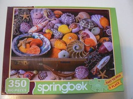 Springbok Jigsaw Puzzle 350 Pieces Seashells Beautiful - £10.11 GBP