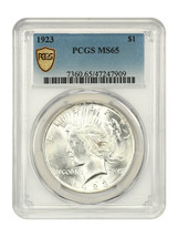 1923 $1 PCGS MS65 - $178.24