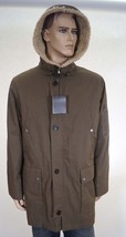 Cole Haan 531APO28 Men's Olive Lined Filled Insulated Parka Jacket Coat Large L - $129.99